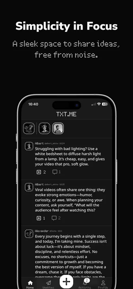 TXT.ME screenshot 1